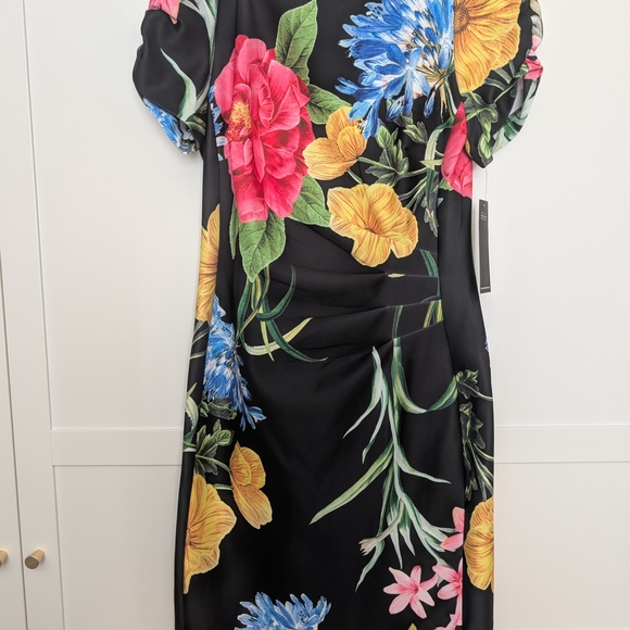 Karl Lagerfeld Dresses & Skirts - Floral Black Dress